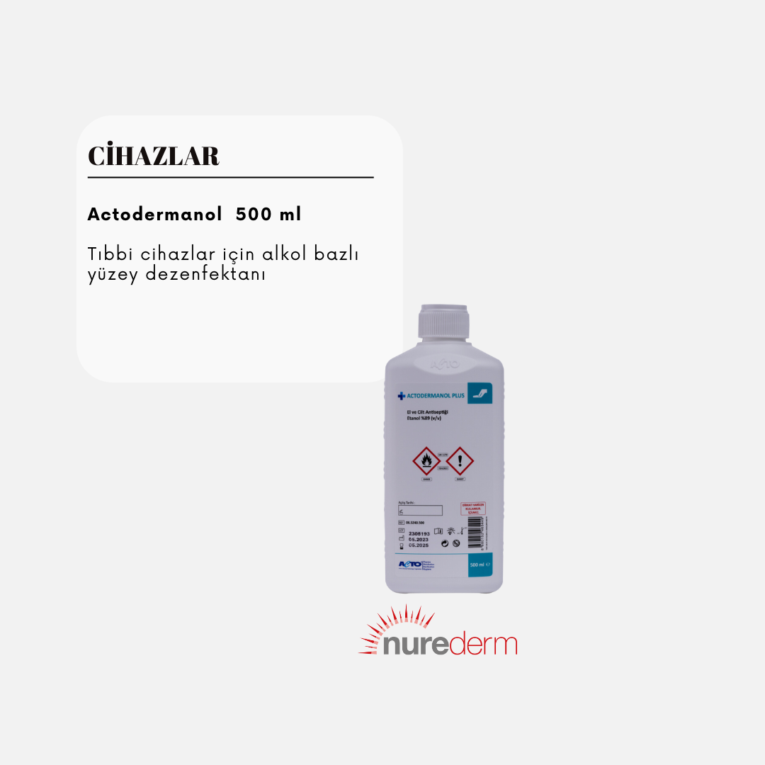 Actodermanol El Cilt Antiseptiği 500 ml